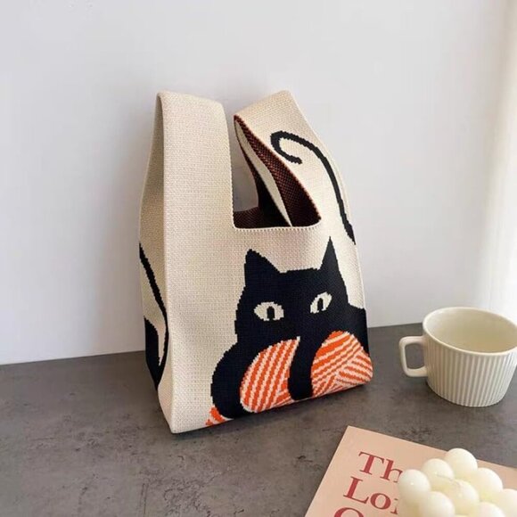 Women Mini Tote Polyester Small Purse Multi-Purpose Casual Bag Gift - Picture 2 of 7